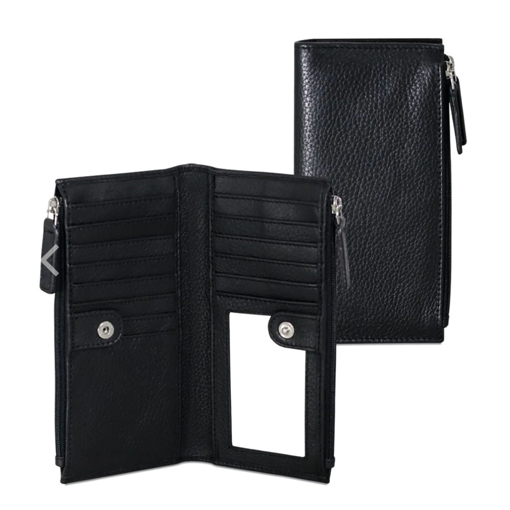 NEW JACK GEORGES SOHO SLIM ZIPPERED WALLET